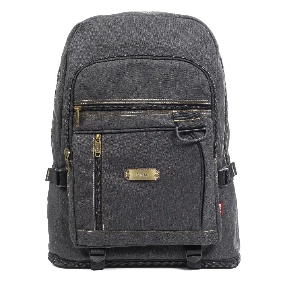 Firenze artegiani Mochila táctica cordura nylon 56x40 cms extensible ultra resistente.Multicompartimento acolchada con sujección en cintura