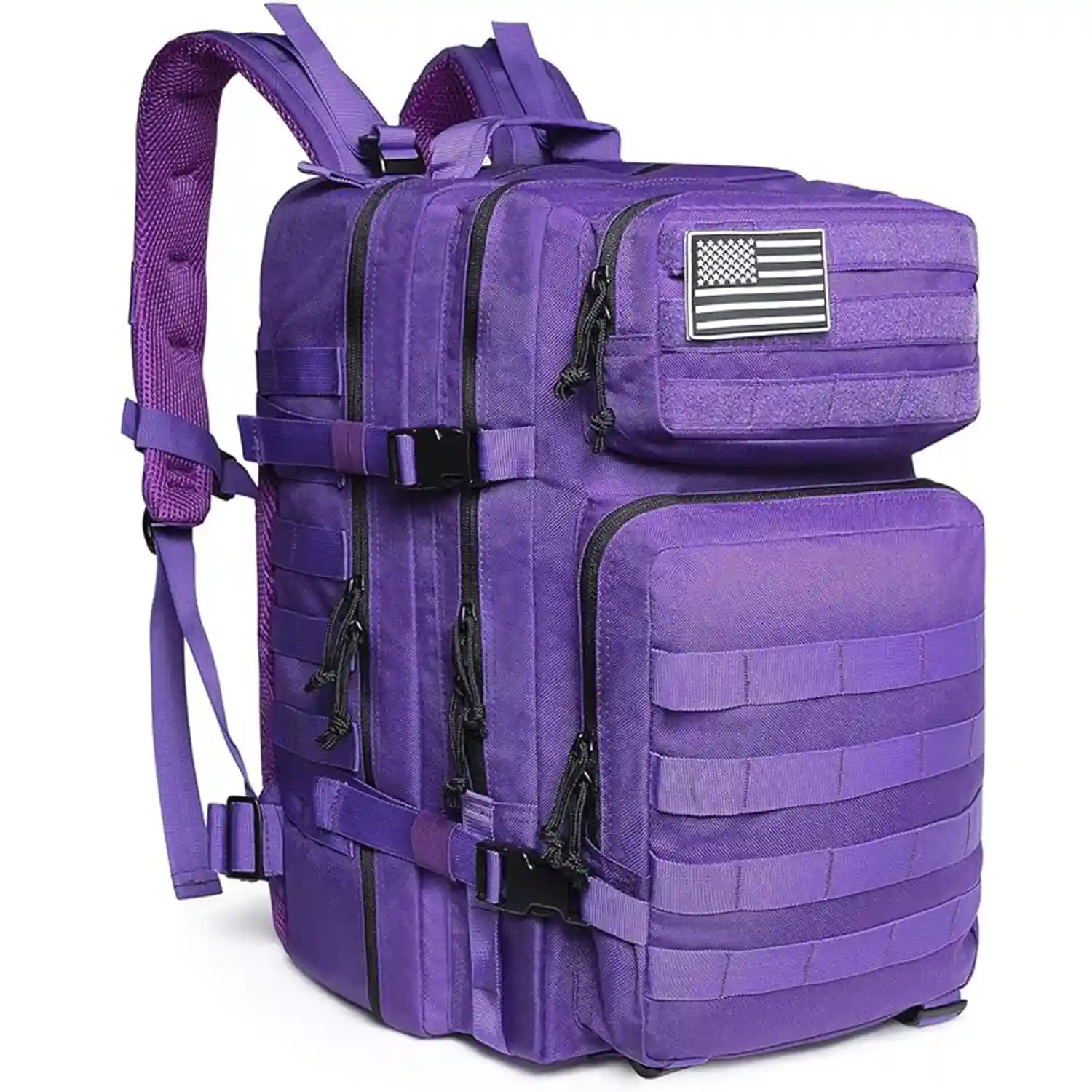 Firenze artegiani Mochila táctica militar de 45 Litros con sistema Molle de gran capacidad e impermeable. Perfecta para emergencias días de caza senderismo y acampadas