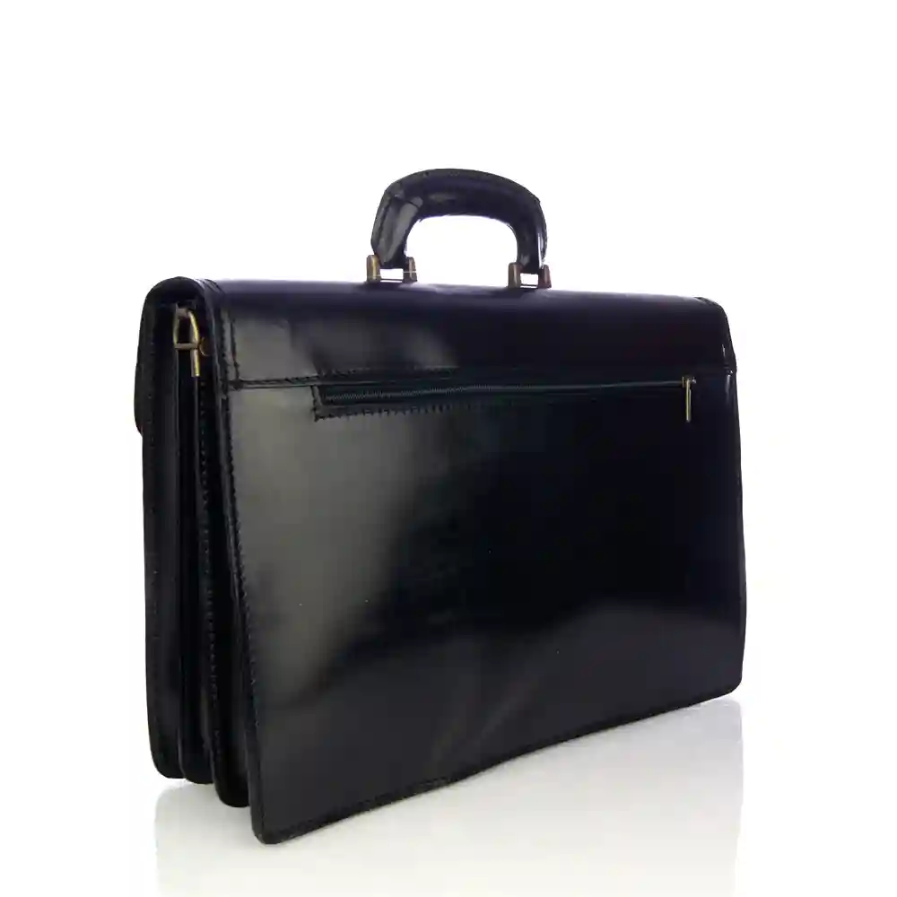 Firenze Artegiani Parma Maletin Unisex.Piel Auténtica Vaqueta