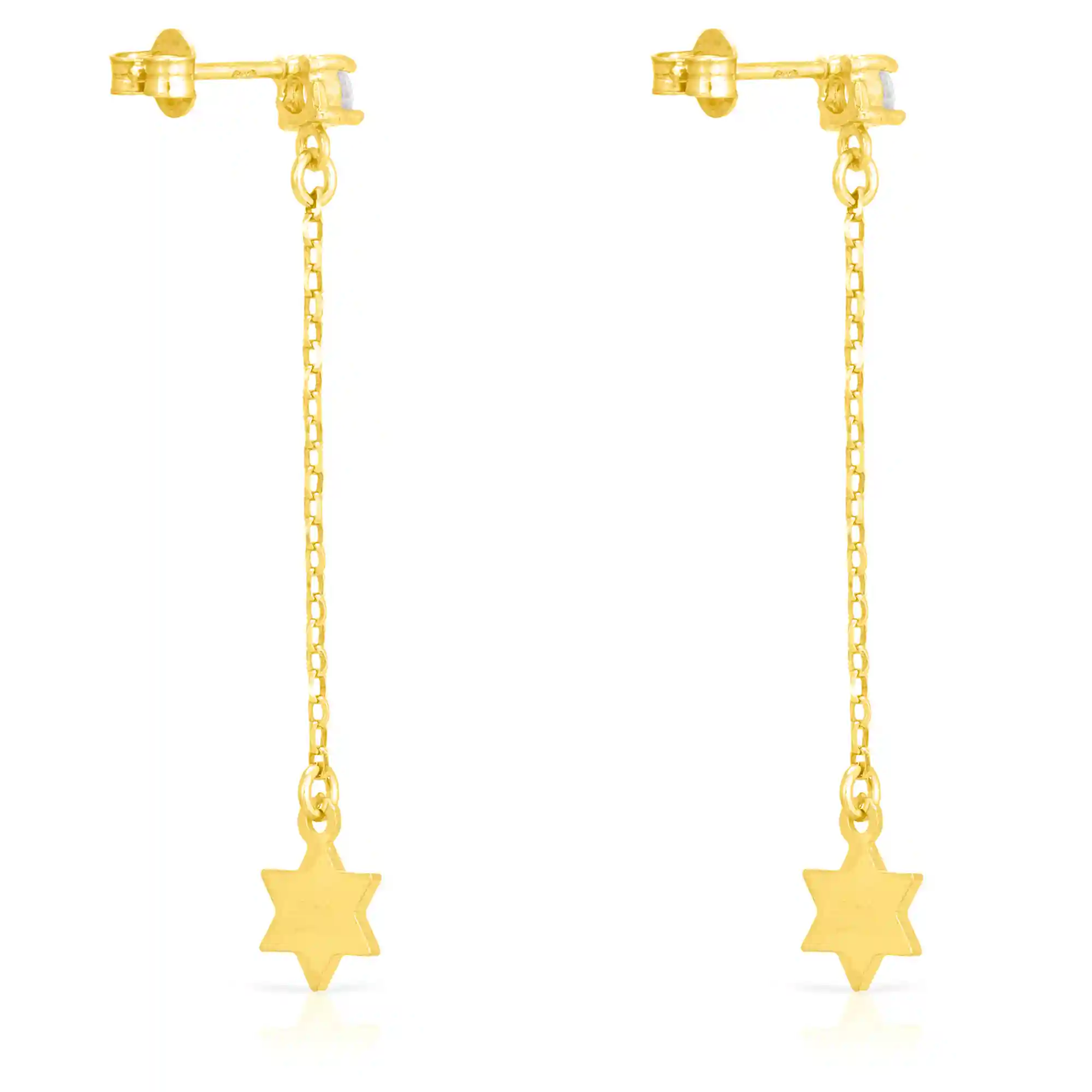 Firenze Artegiani Pendiente De Plata De Ley 925 Estrella