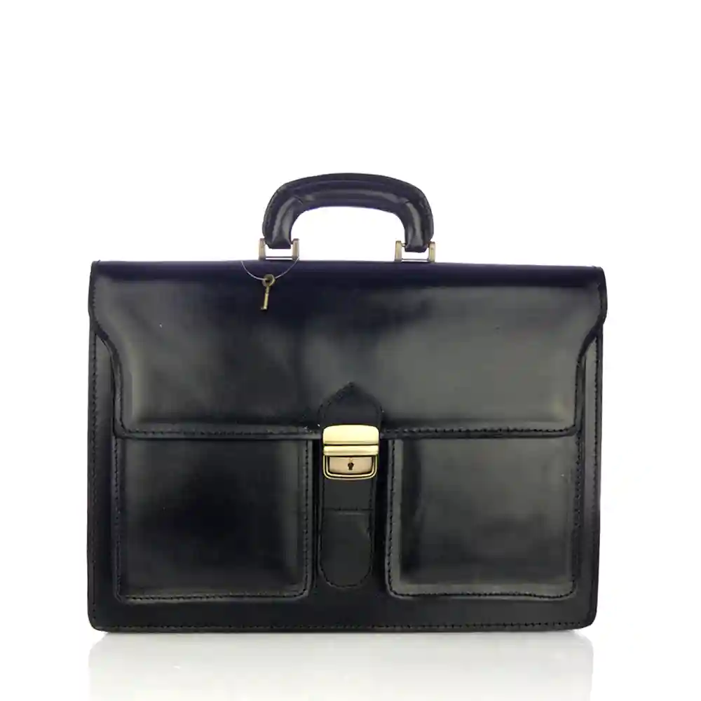 Firenze Artegiani Pescara Maletin Unisex.Piel Auténtica Vaqueta