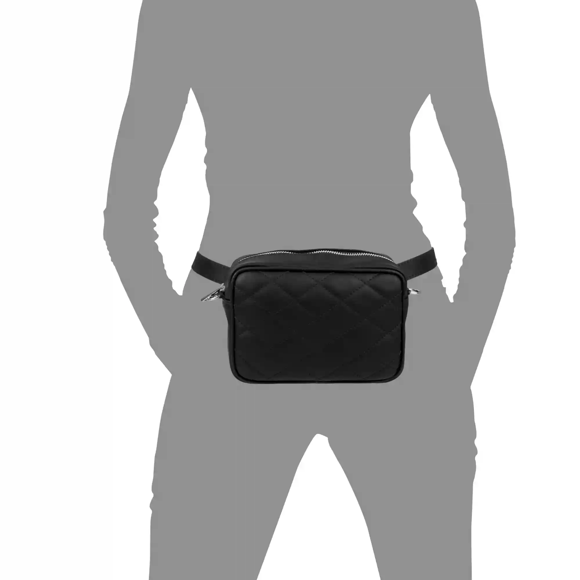 Firenze Artegiani Serafina Riñonera De Moda Unisex.Piel Auténtica Sauvage Acolchado