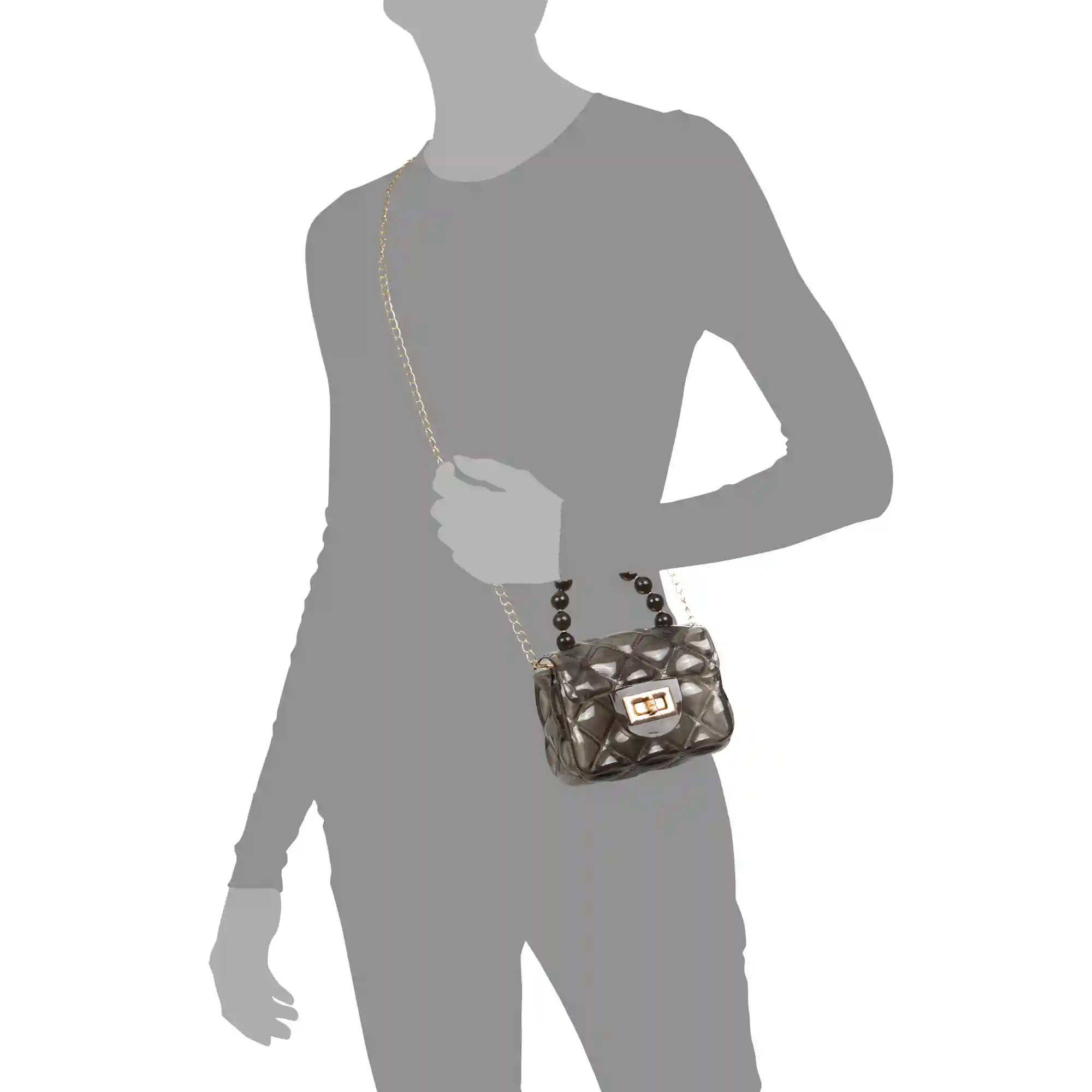 Firenze Artegiani Villalvernia Bolso De Mano Mini De Pvc Brillante