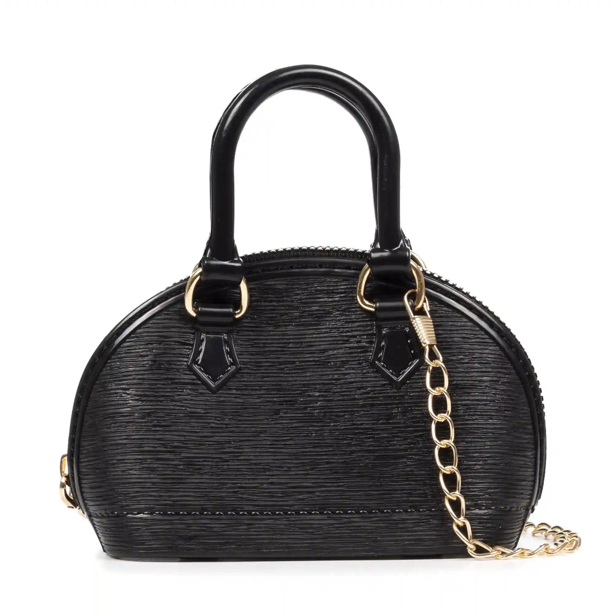 Firenze Artegiani Villamagna Bolso De Mano Mini De Pvc Con Cadena Para Hombro