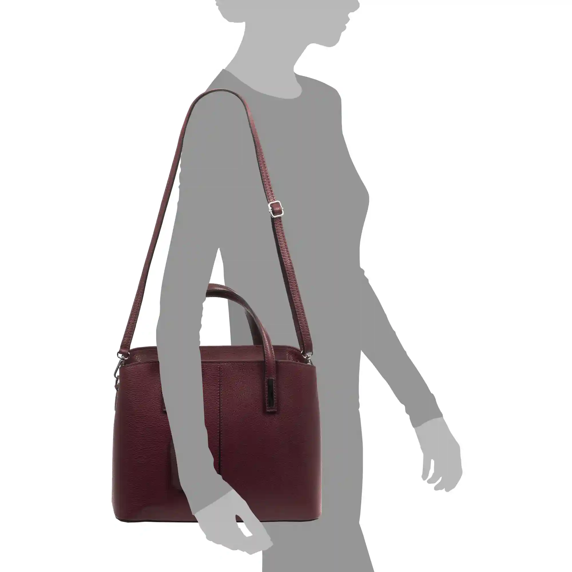 Firenze Artegiani Violante Bolso Tote Mujer. Piel Auténtica Dollaro