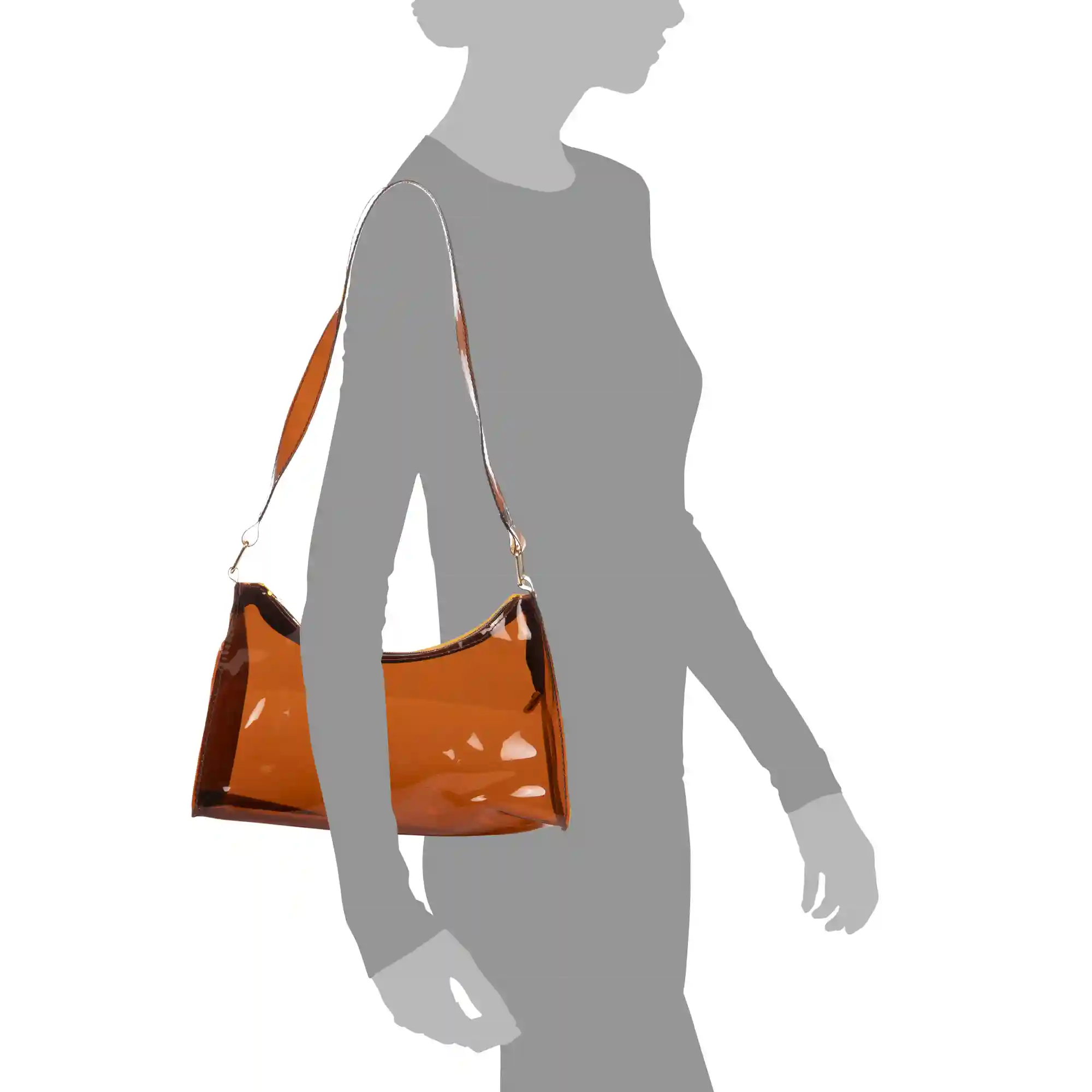 Firenze Artegiani Zeri Bolso De Hombro De PVC Transparente