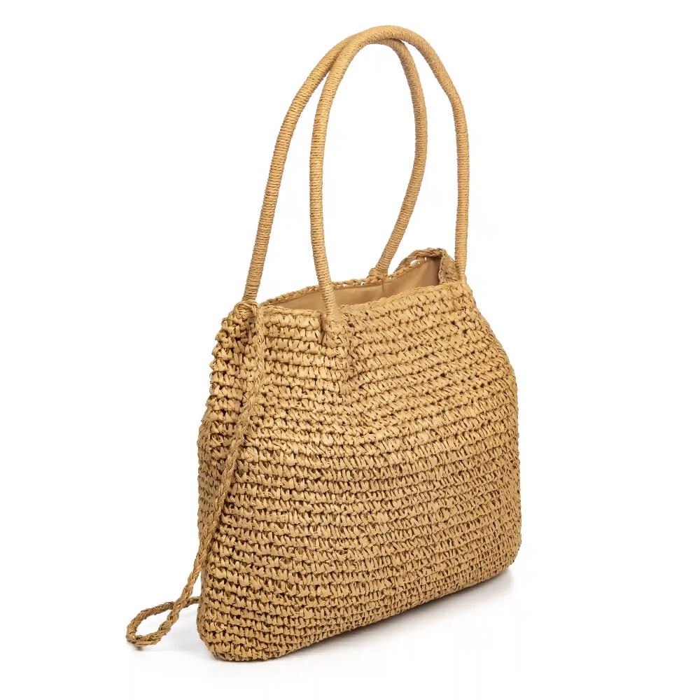 Firenze Artegiani Zuccarello Bolso Shopper En Rafia De Papel Trenzado