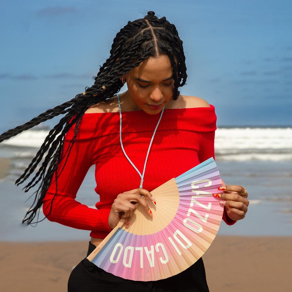 Fisura Abanico "Cazzo Di Caldo" Degradado (brilla En La Oscuridad)