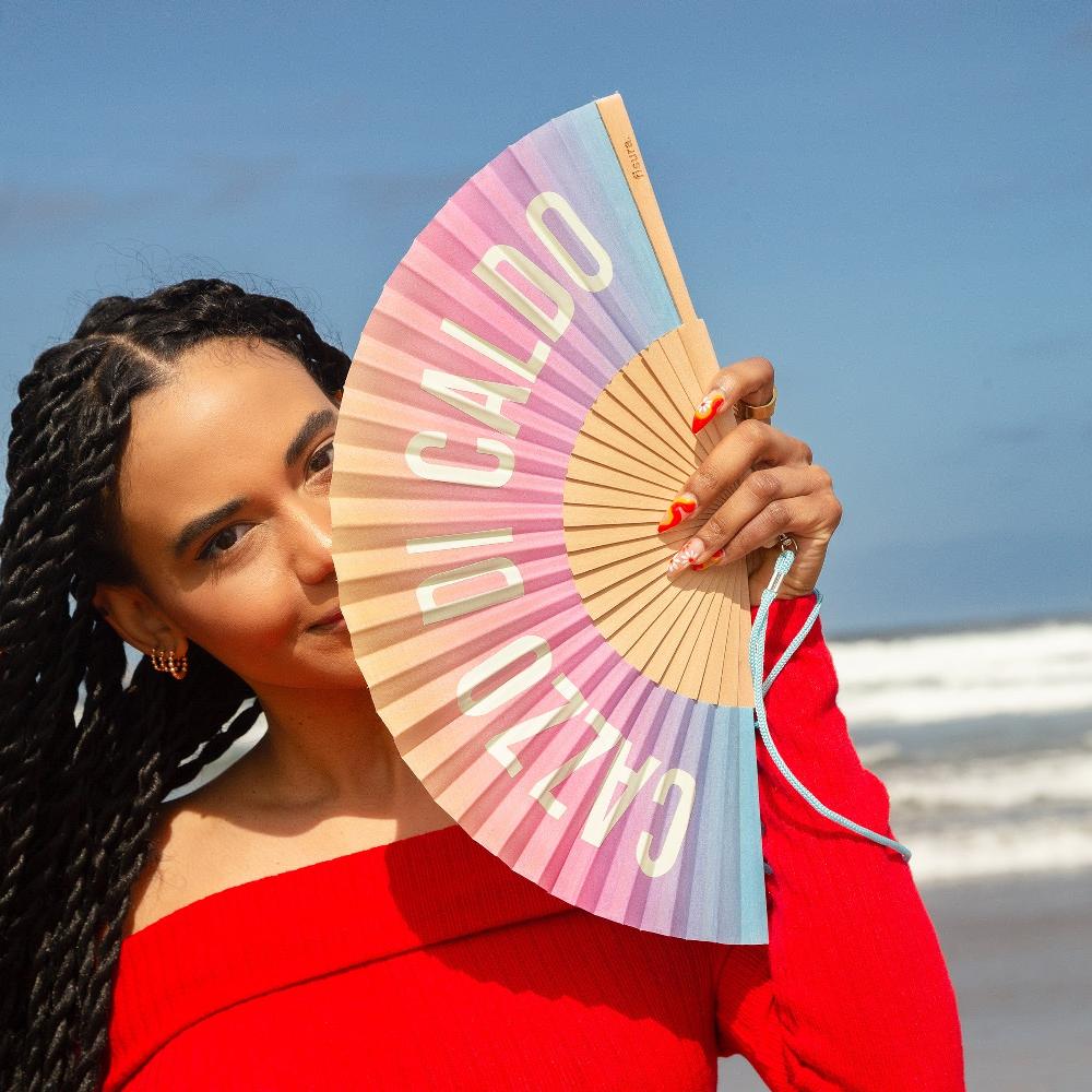 Fisura Abanico "Cazzo Di Caldo" Degradado (brilla En La Oscuridad)