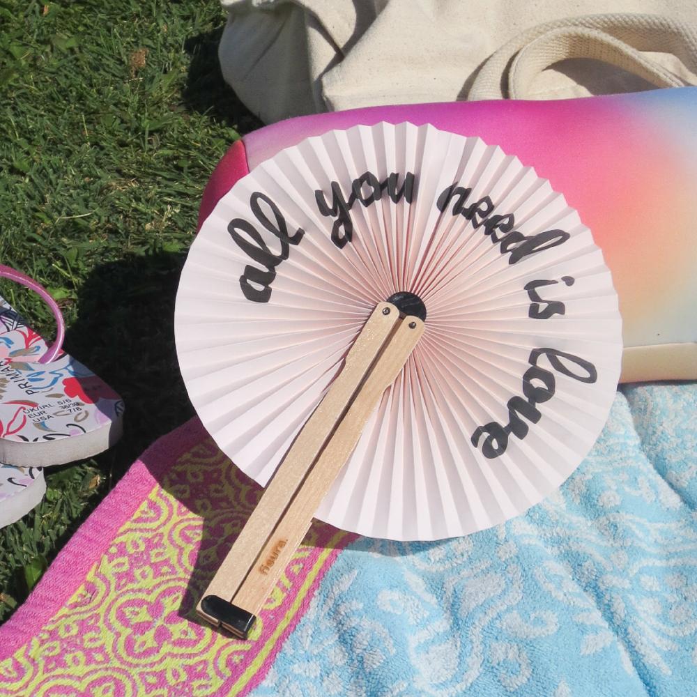 Fisura Abanico Pai Pai “all You Need Is Love” 5 Unidades