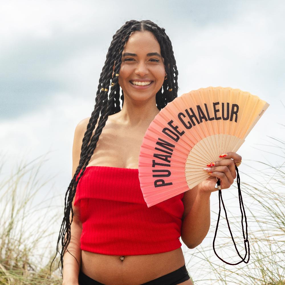 Fisura Abanico "Putain De Chaleur" Degradadado Sunset