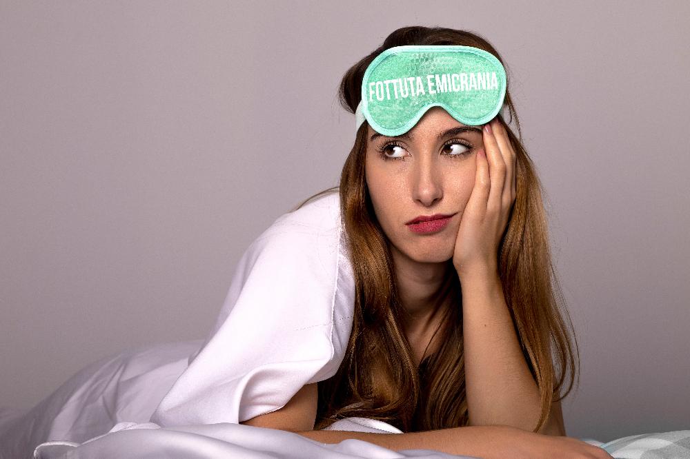 Fisura Antifaz De Gel “Fottuta Emicrania” Verde Menta