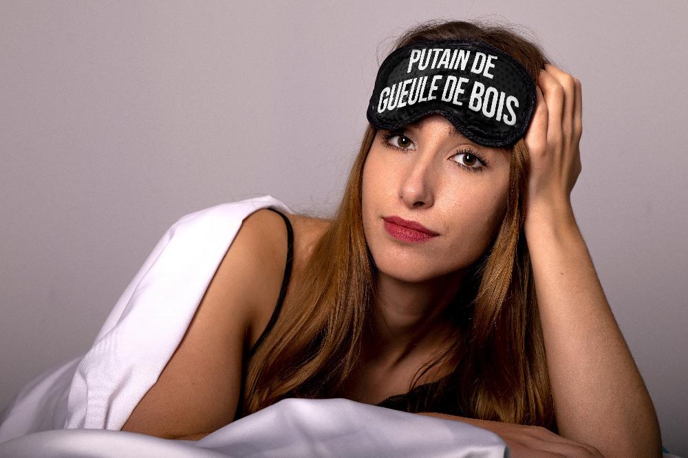 Fisura Antifaz De Gel “Putain De Geule De Bois” Negro