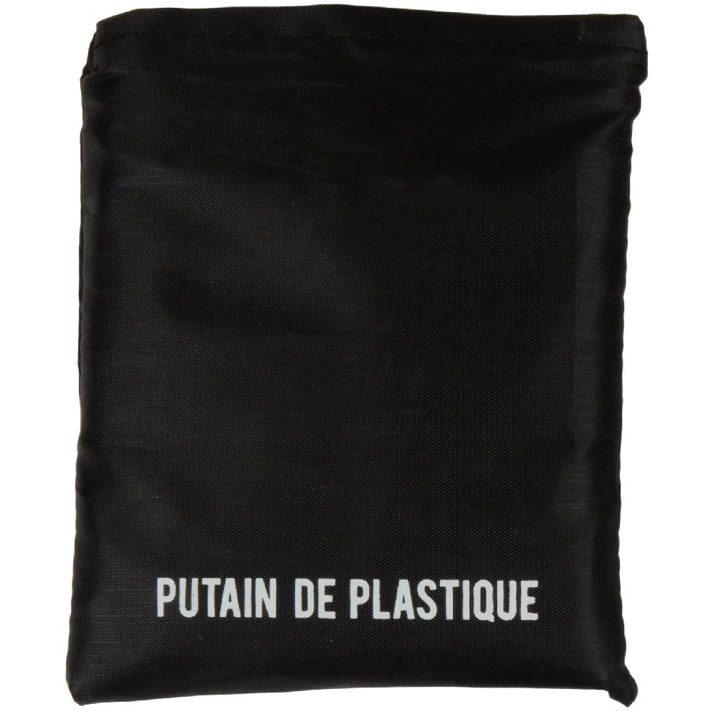 Fisura Bolsa Reutilizable "Putain De Plastique" Negro/Blanco