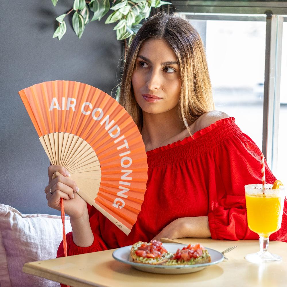 Fisura Abanico "Air Conditioning" Naranja
