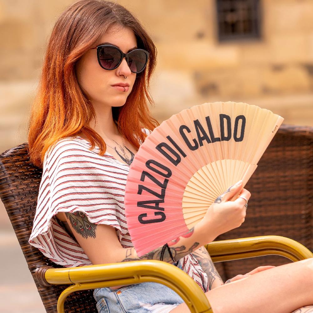 Fisura Abanico "Cazzo Di Caldo" Degradadado Sunset