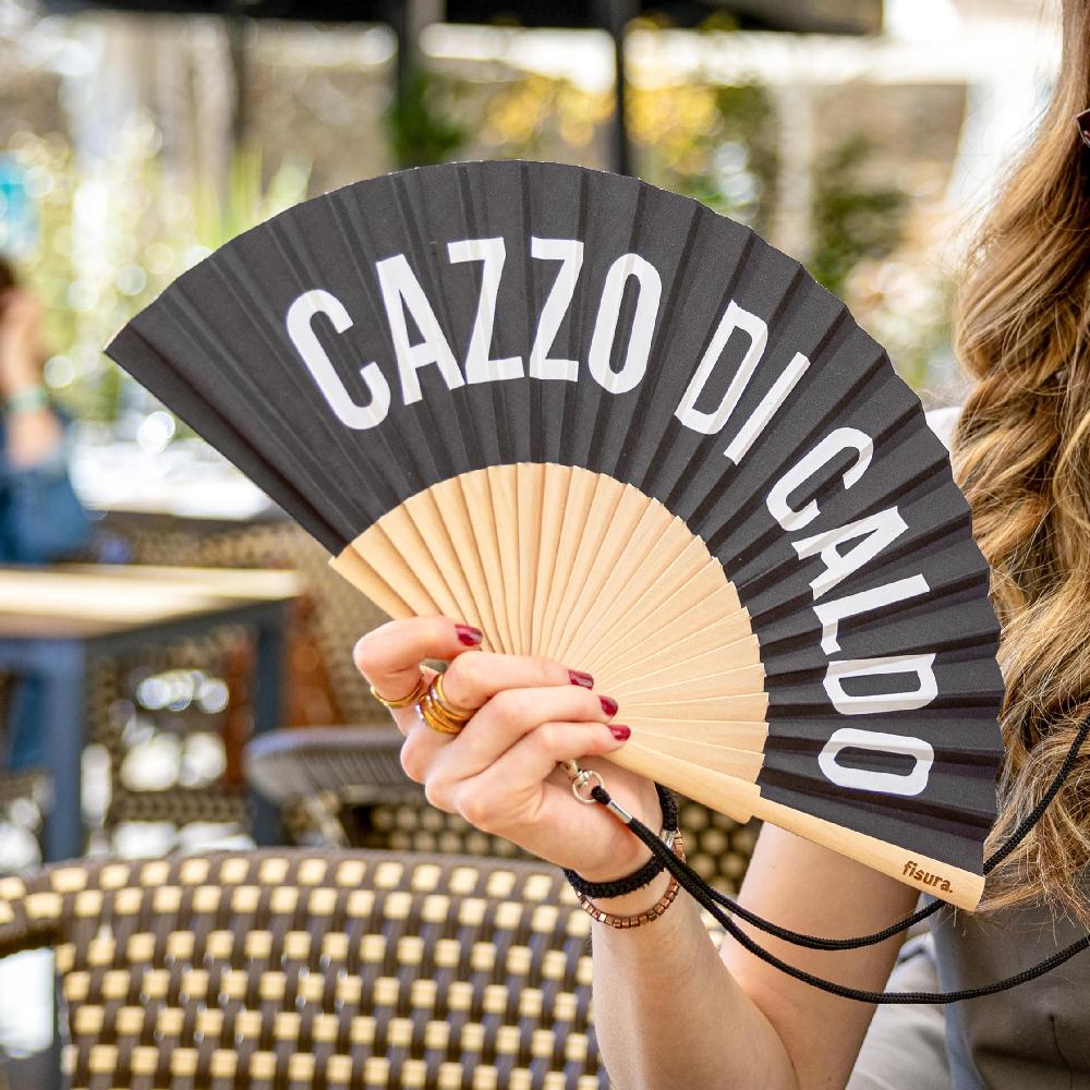 Fisura Abanico "Cazzo Di Caldo" Negro