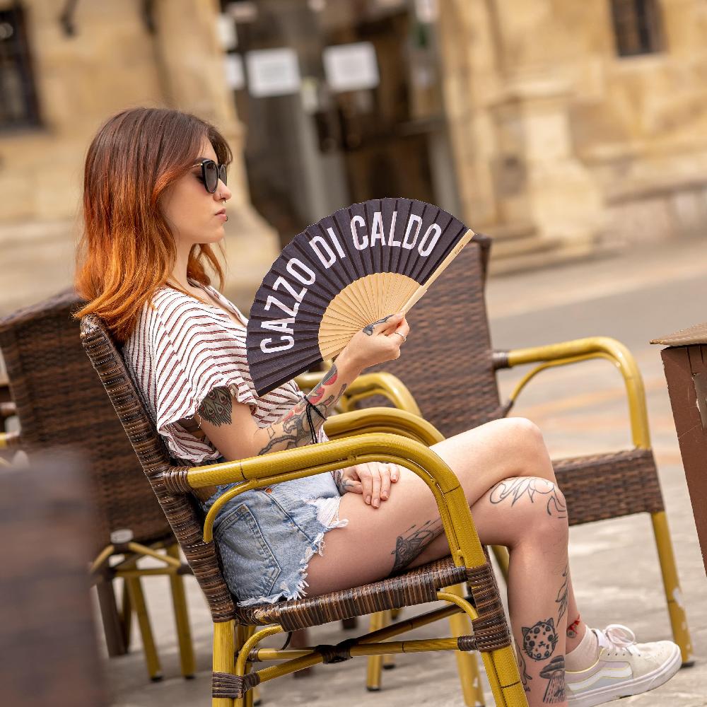 Fisura Abanico "Cazzo Di Caldo" Negro