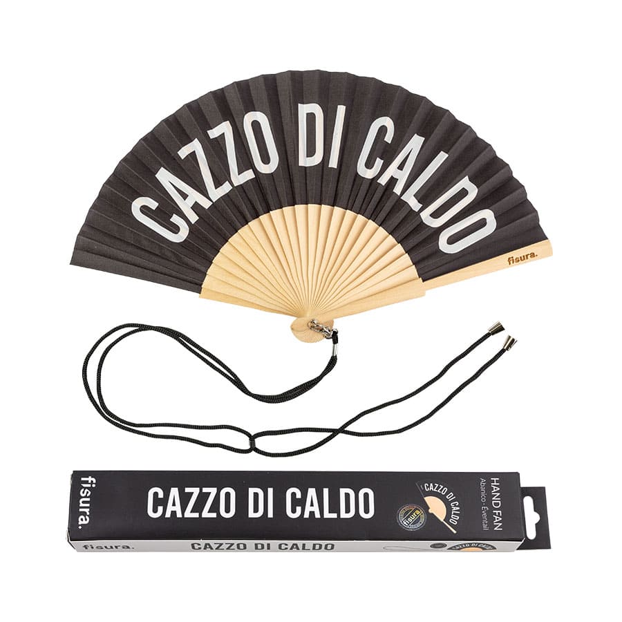 Fisura Abanico "Cazzo di caldo" negro
