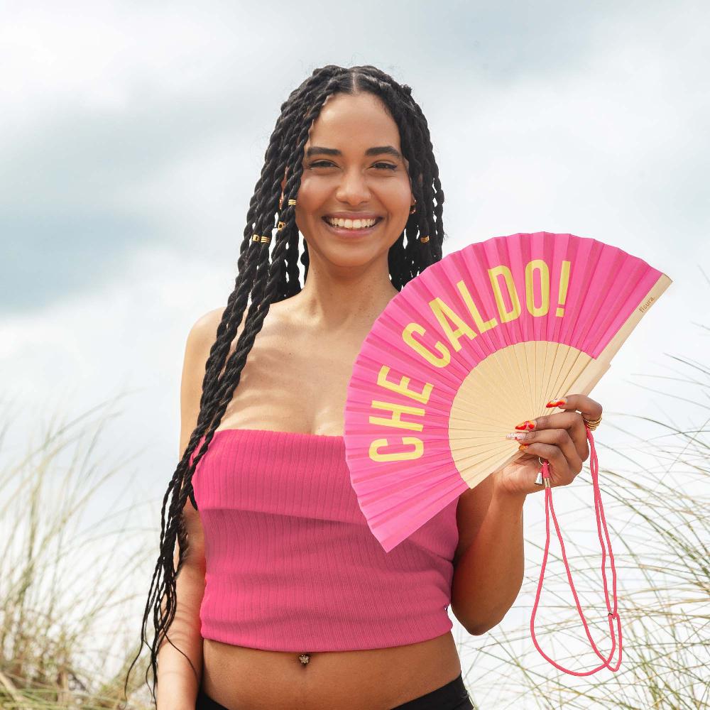 Fisura Abanico "Che Caldo" Rosa