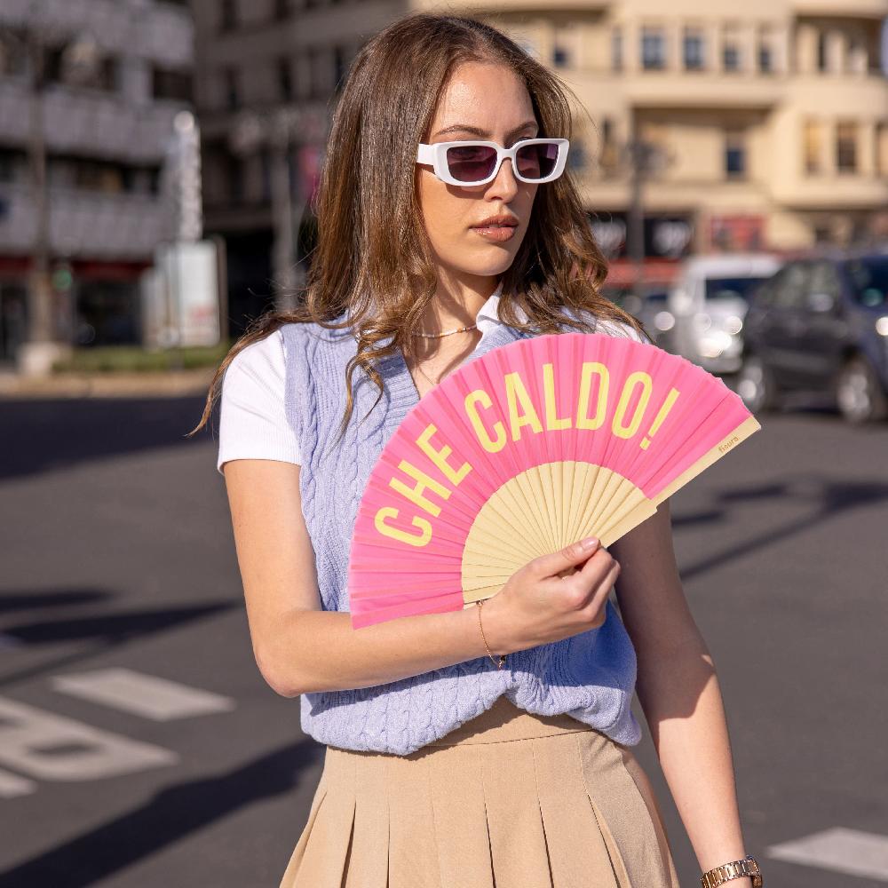 Fisura Abanico "Che Caldo" Rosa