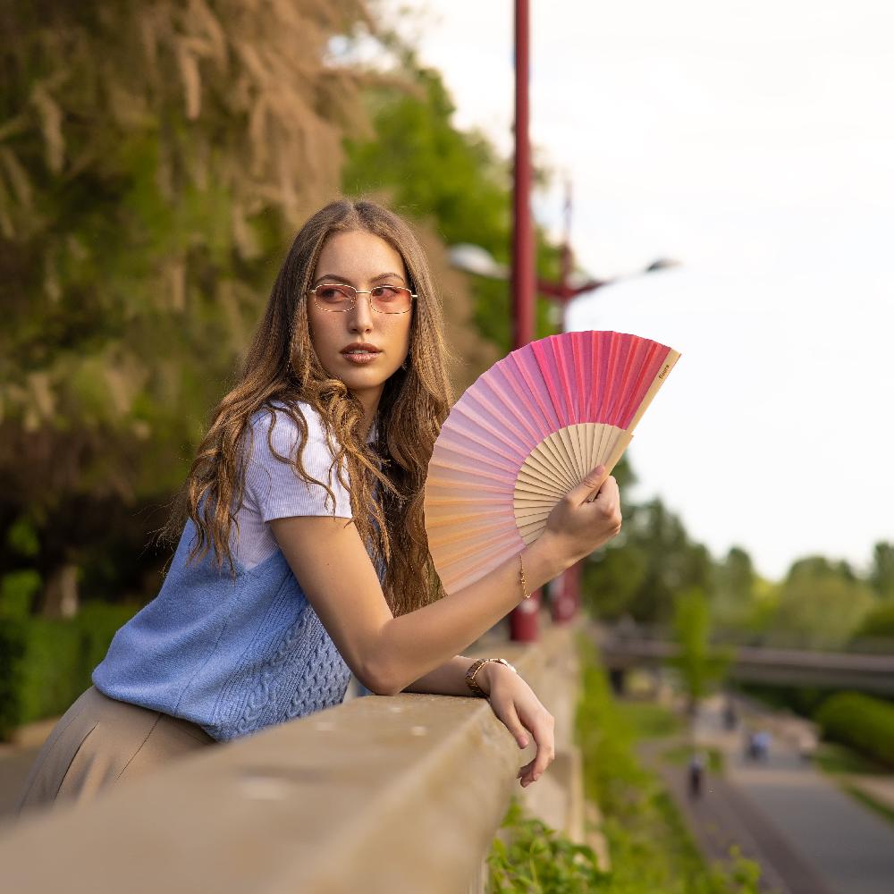 Fisura Abanico "Degradado" Rojo