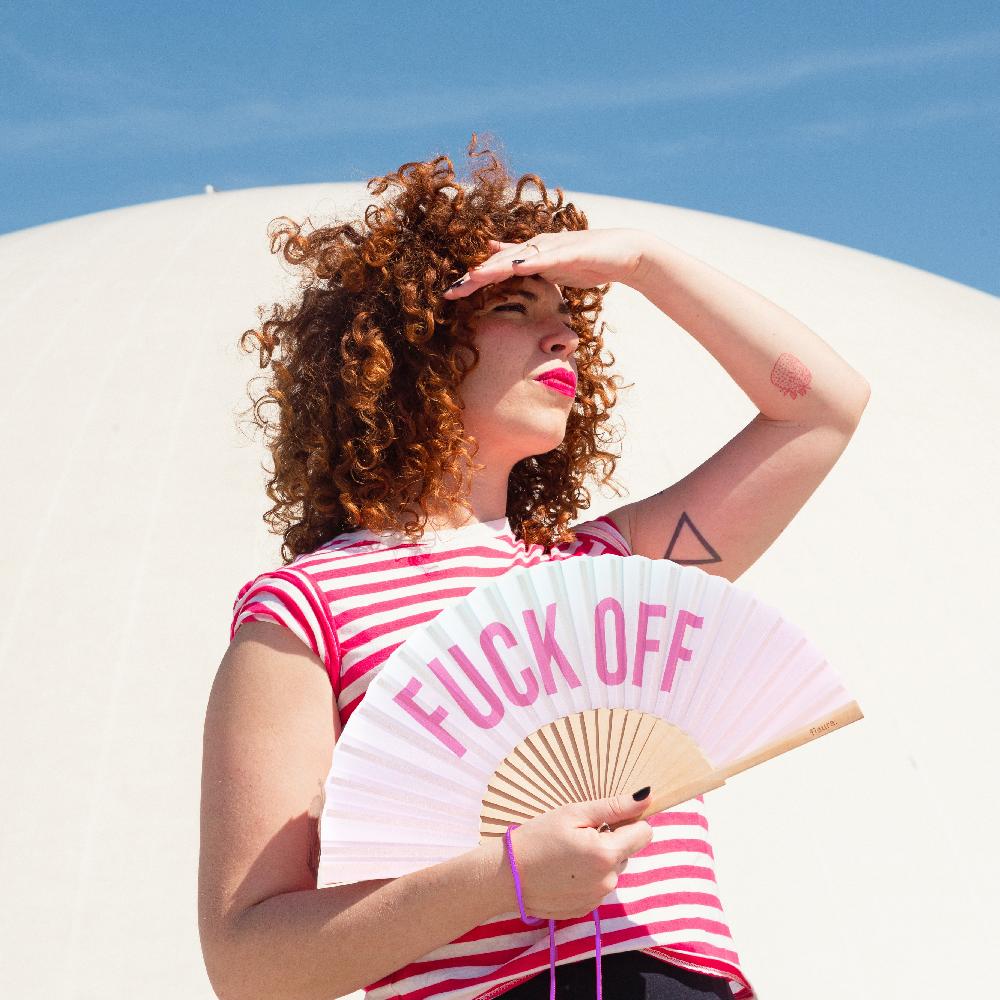 Fisura Abanico "Fuck Off" Degradado