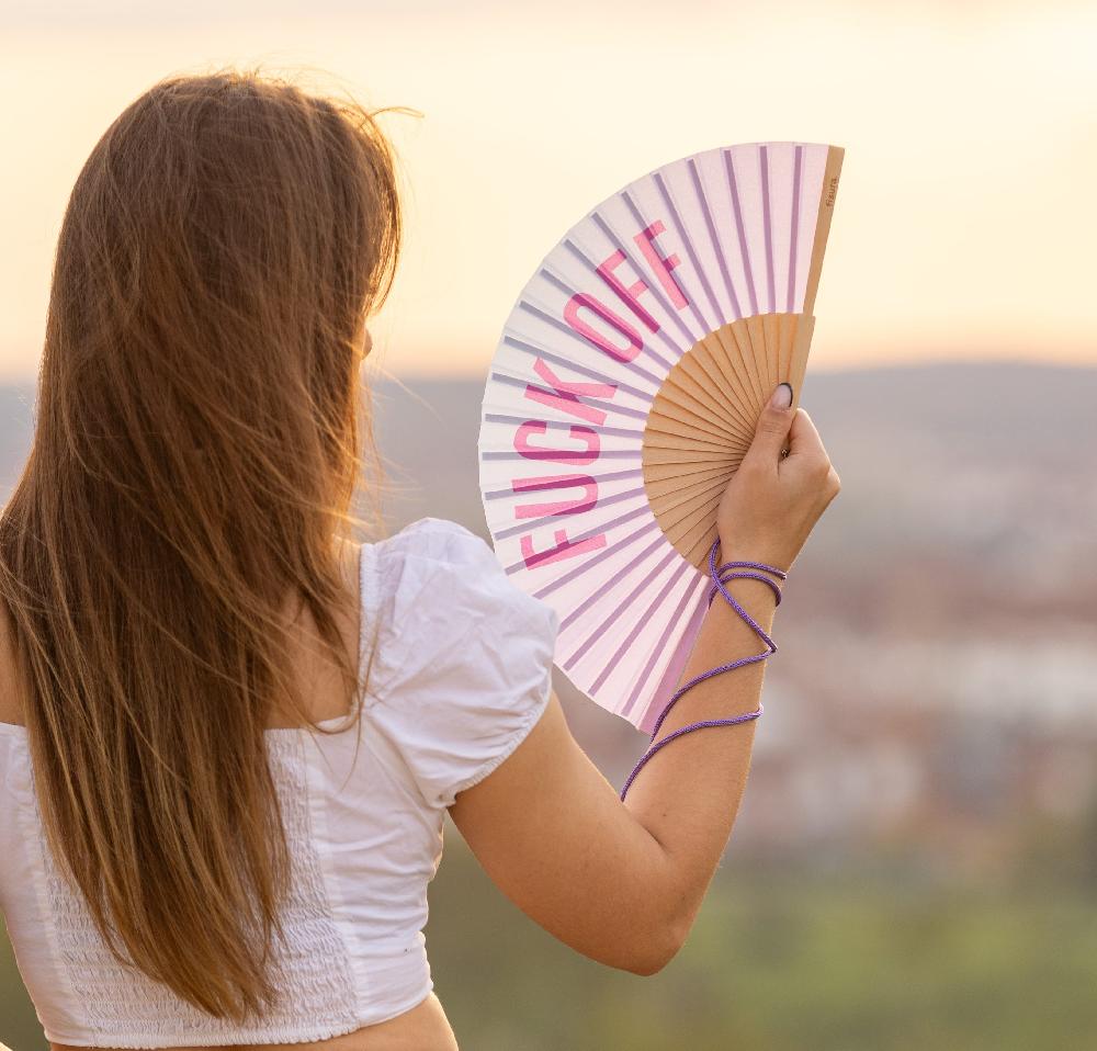 Fisura Abanico "Fuck Off" Degradado