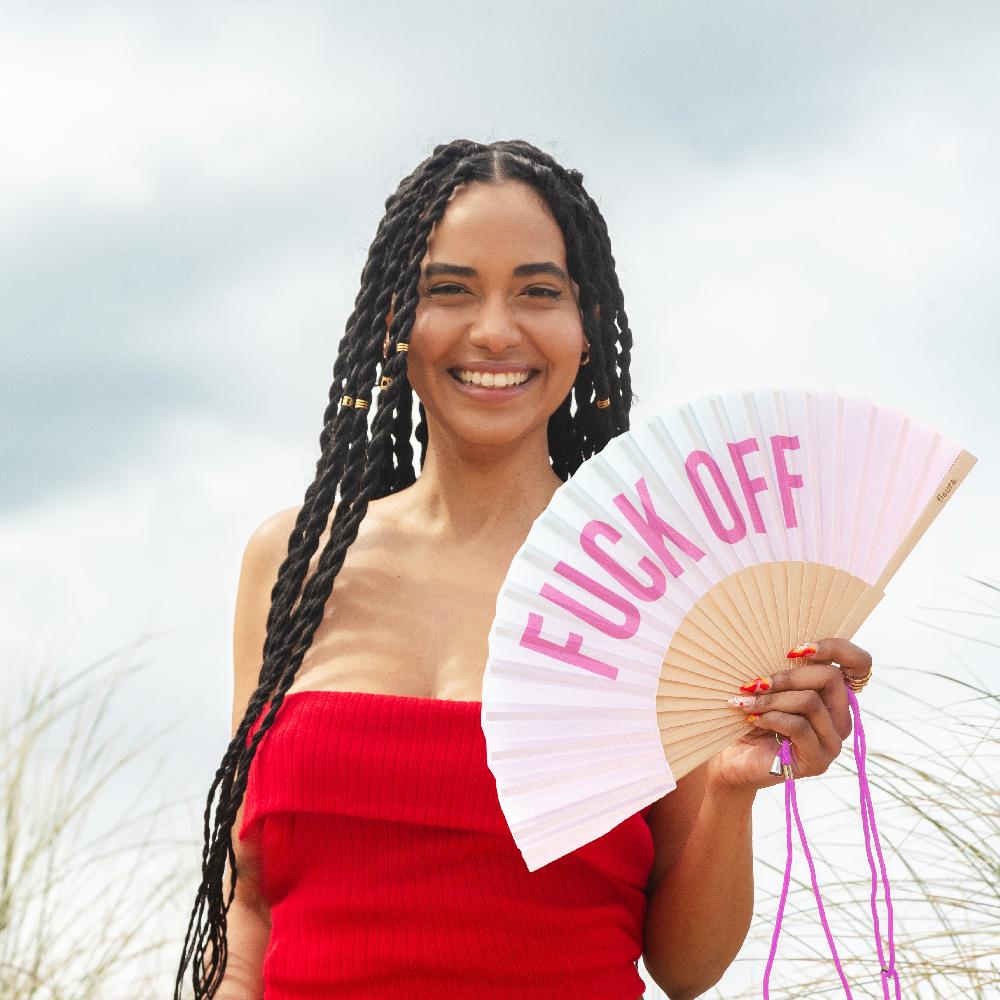 Fisura Abanico "Fuck Off" Degradado