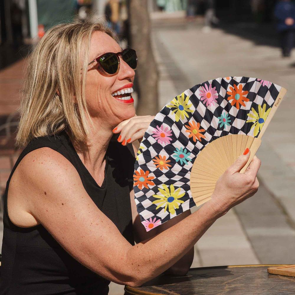 Fisura Abanico "geométrico Flores"