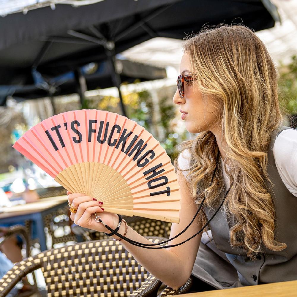 Fisura Abanico "It's Fucking Hot" Degradadado Sunset