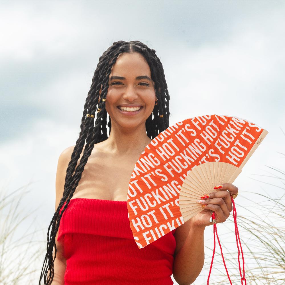 Fisura Abanico "It's Fucking Hot" Patrón