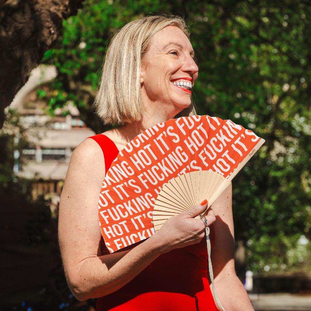 Fisura Abanico "It's Fucking Hot" Patrón