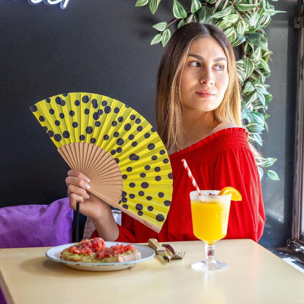 Fisura Abanico "lunares" Amarillo