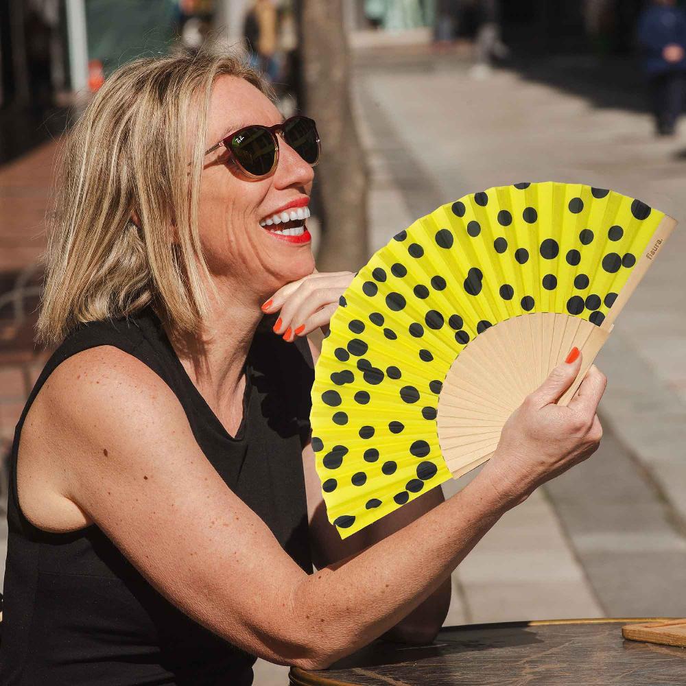 Fisura Abanico "lunares" Amarillo