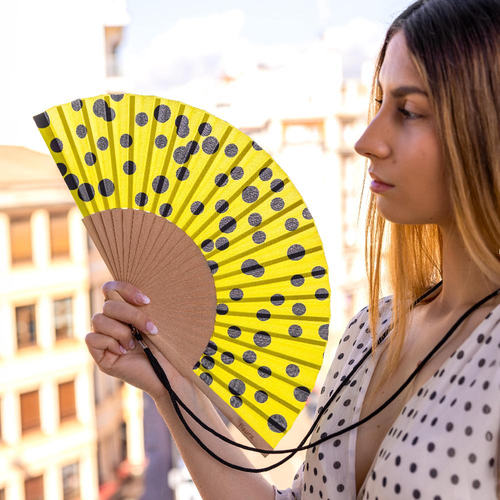 Fisura Abanico "lunares" Amarillo