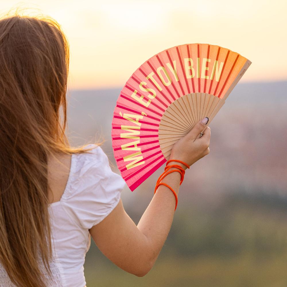 Fisura Abanico "Mamá Estoy Bien" Degradado