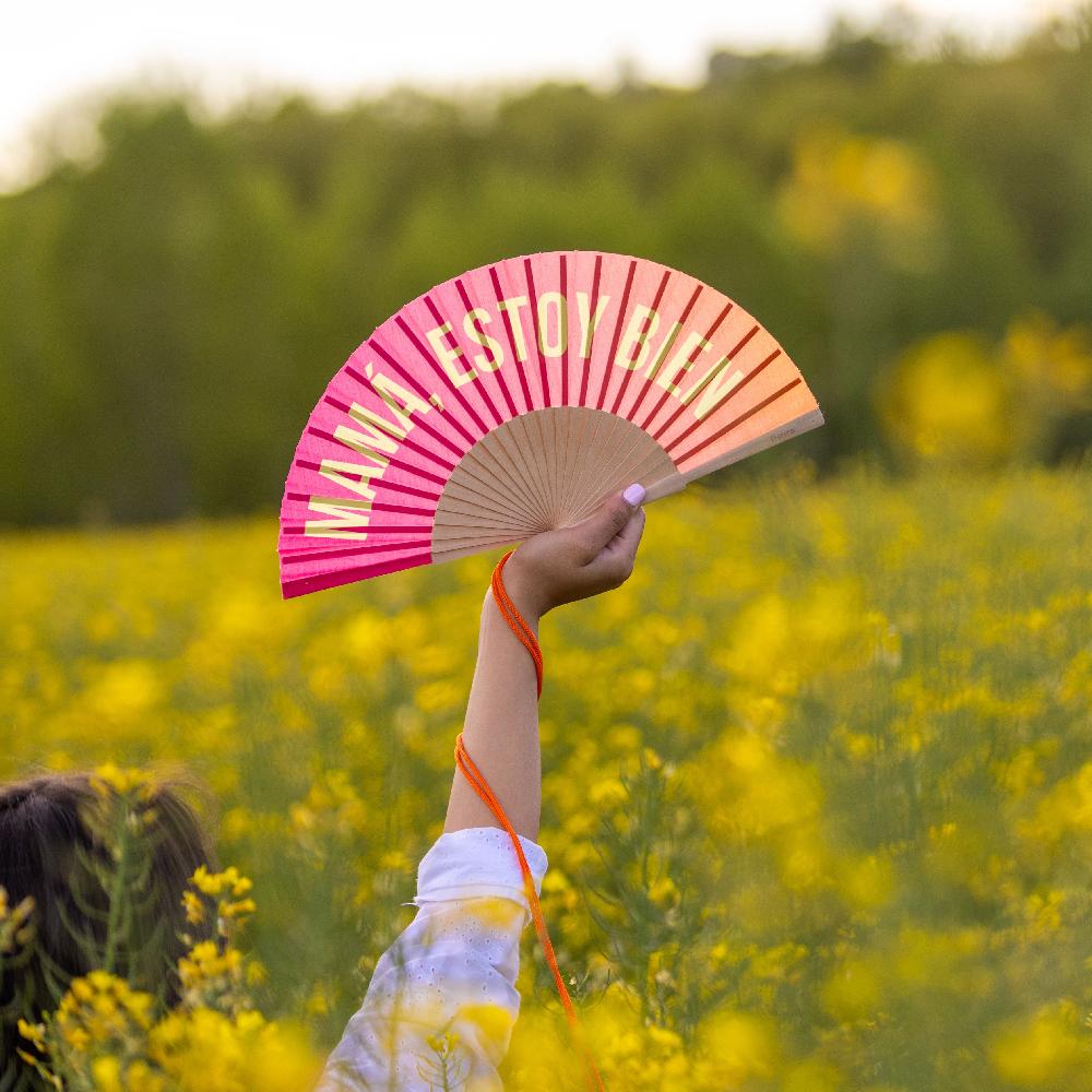 Fisura Abanico "Mamá Estoy Bien" Degradado