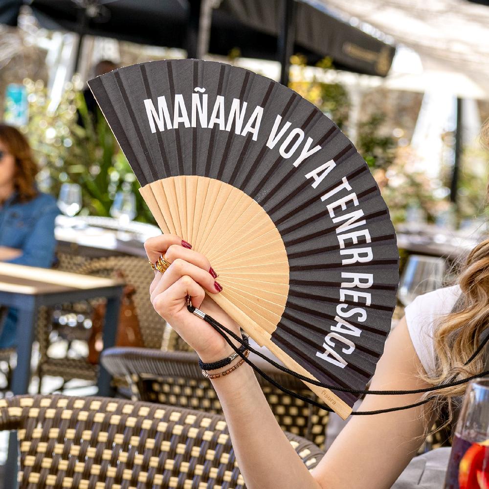 Fisura Abanico "Mañana Voy A Tener Resaca" Negro