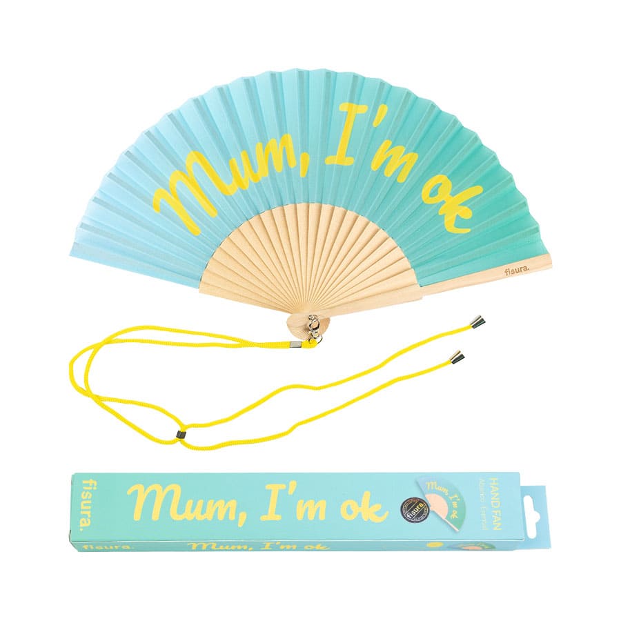 Fisura Abanico "Mum I'm ok" azul
