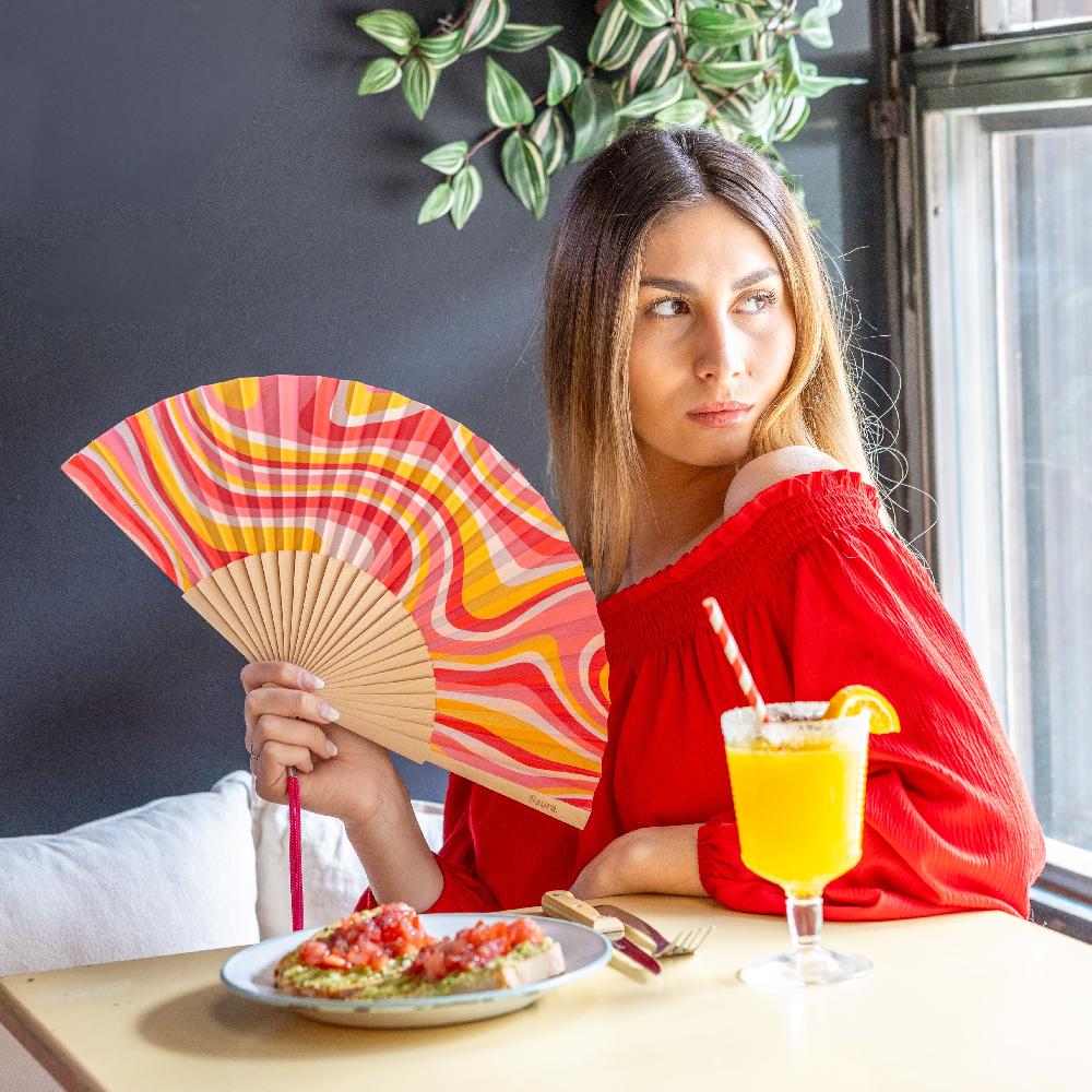 Fisura Abanico "ondas Rosas"