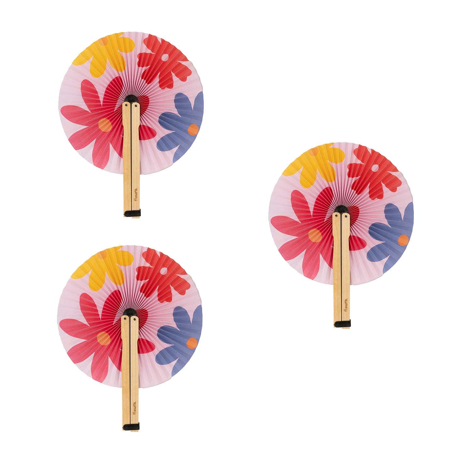 Fisura Abanico pai pai “flores” 3 unidades