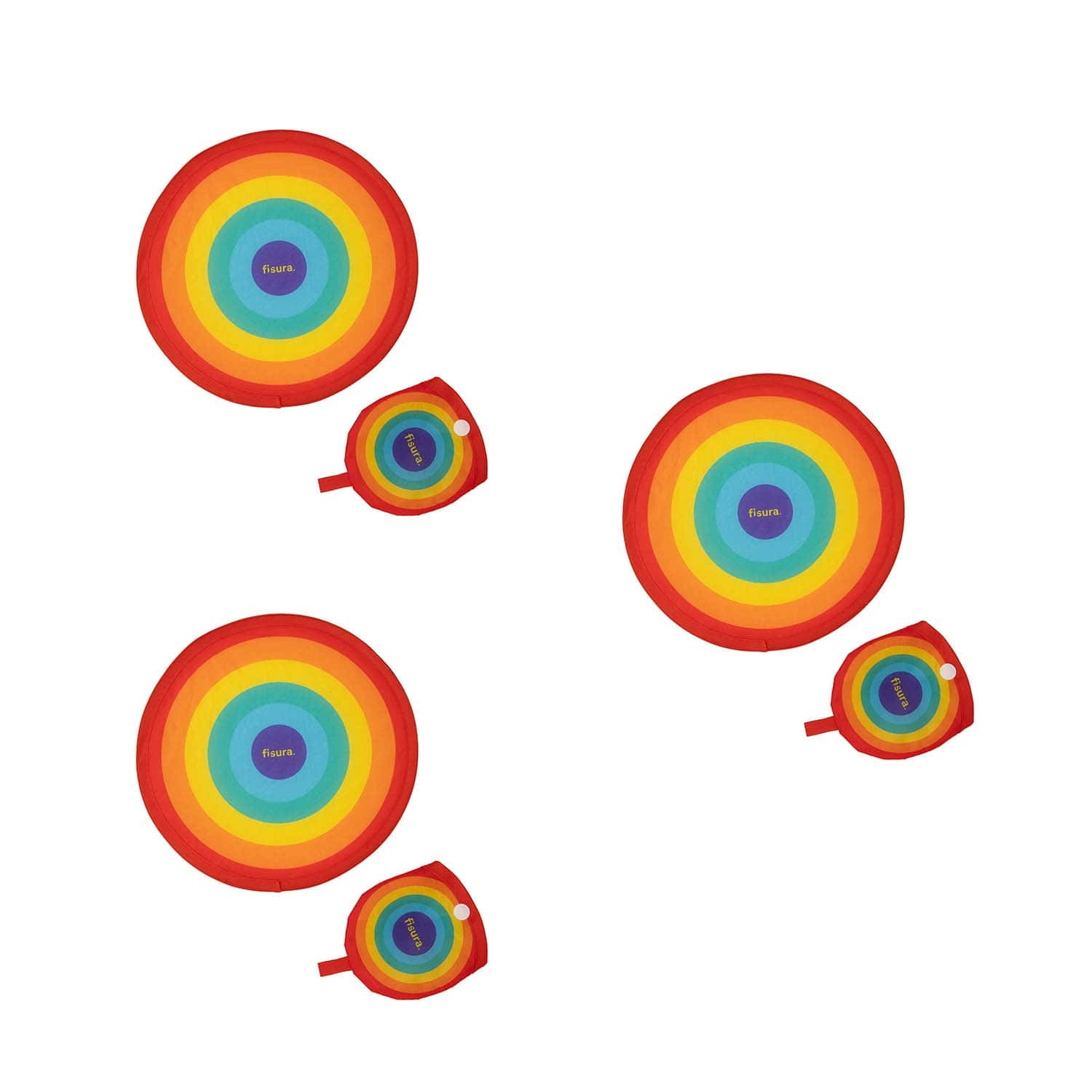Fisura Abanico plegable “arcoíris” 3 unidades