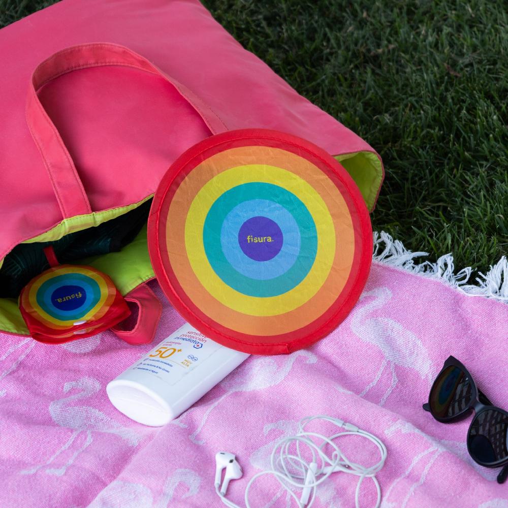 Fisura Abanico Plegable “arcoíris” 5 Unidades