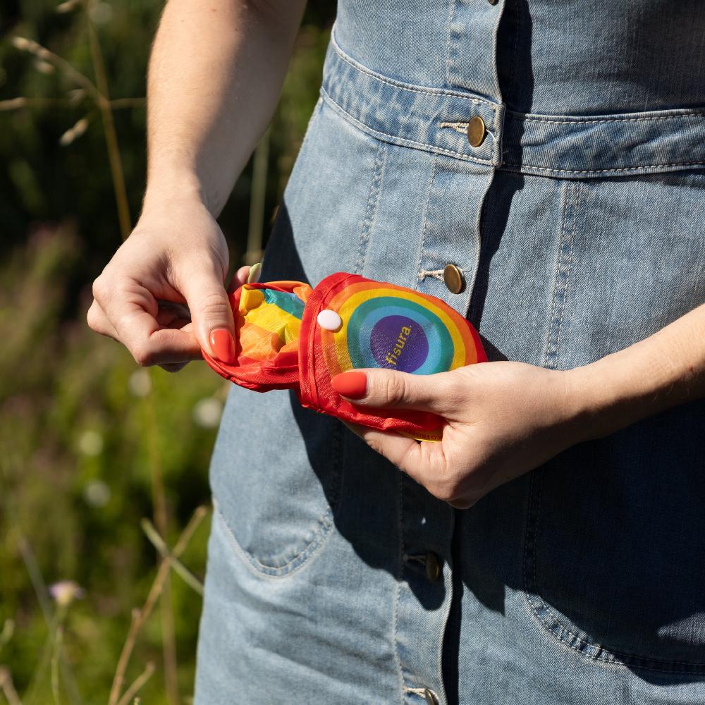 Fisura Abanico Plegable “arcoíris” 5 Unidades