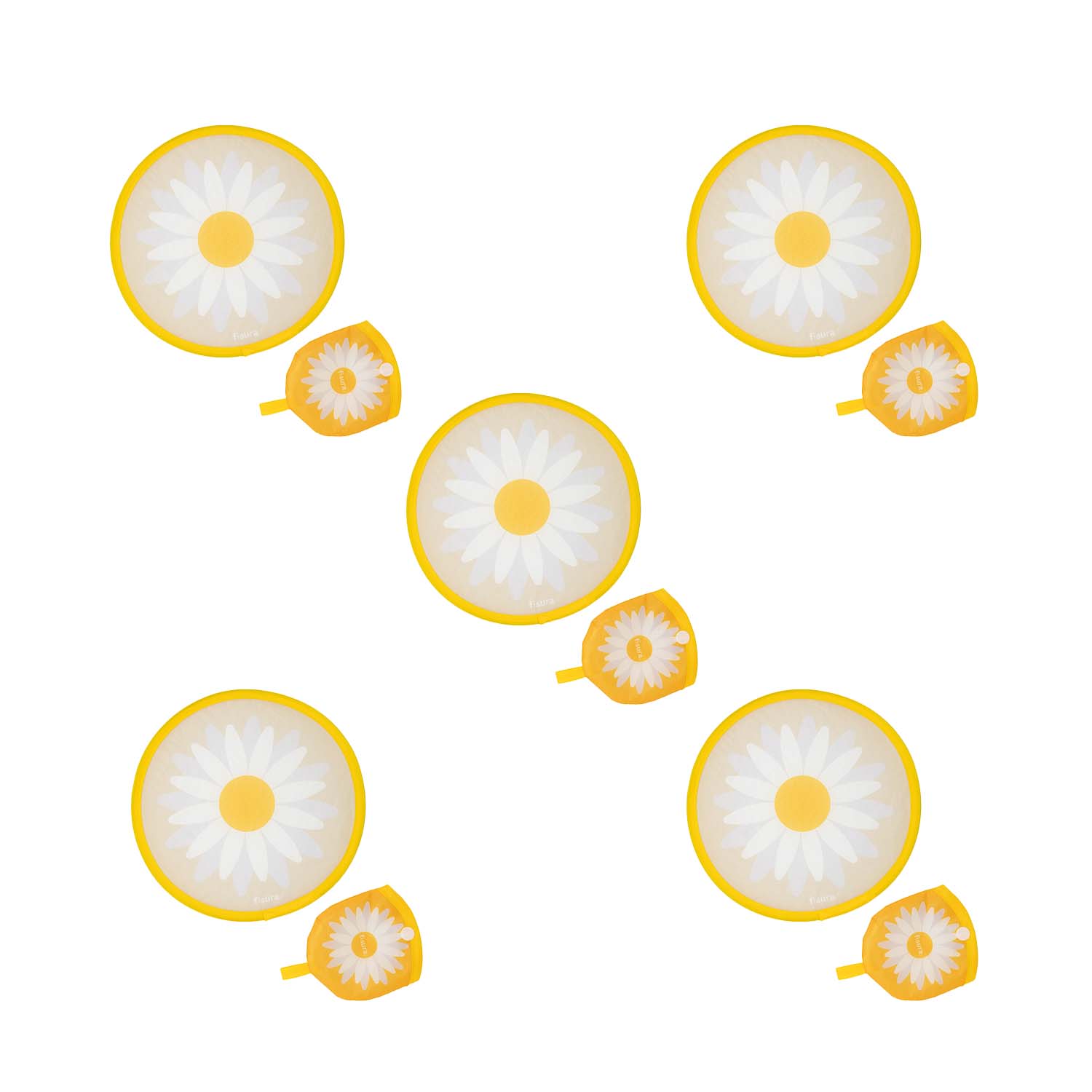 Fisura Abanico plegable “margarita” 5 unidades