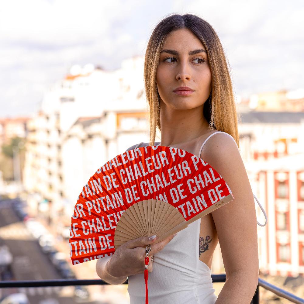 Fisura Abanico "Putain De Chaleur" Patrón