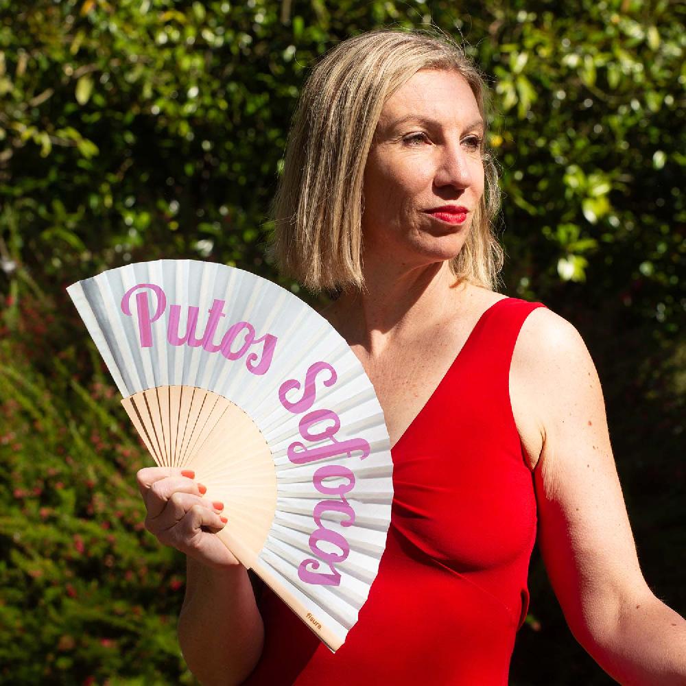 Fisura Abanico "Putos Sofocos" Verde Menta