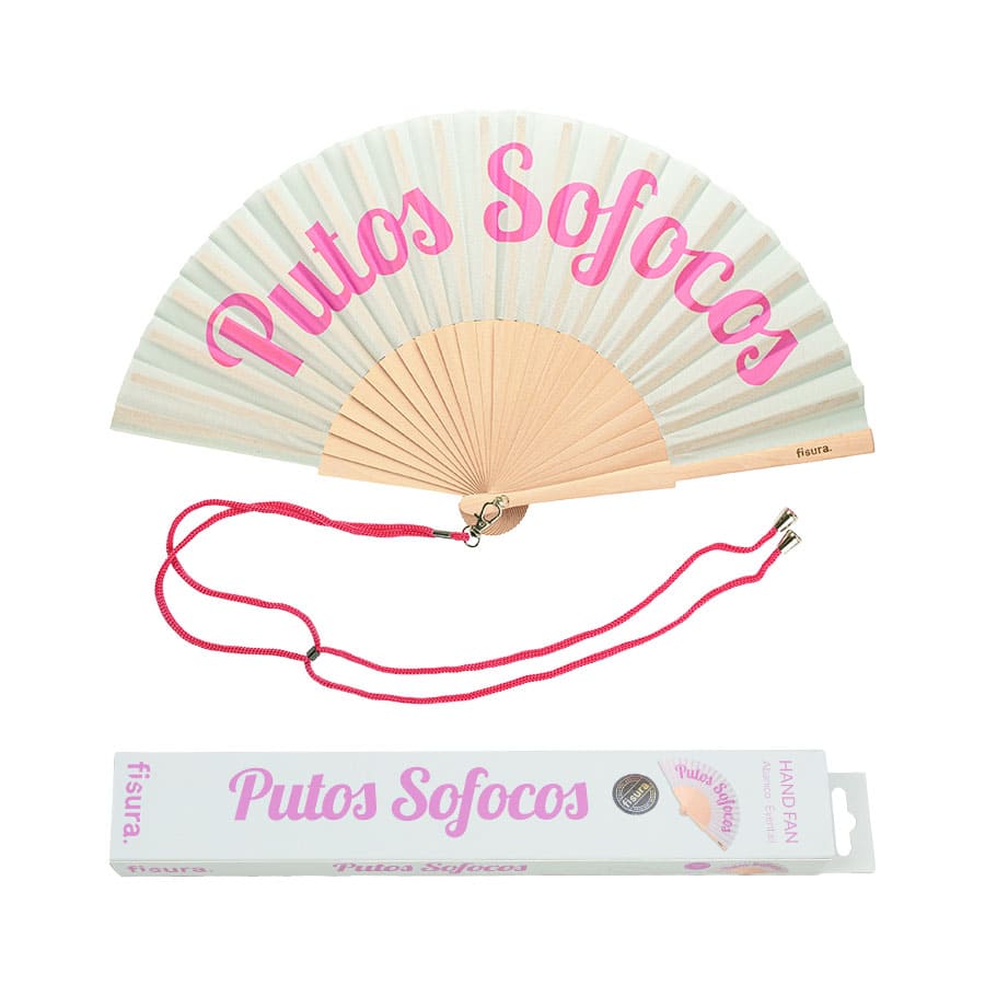 Fisura Abanico "Putos sofocos" verde menta