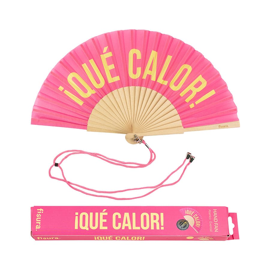 Fisura Abanico "Qué Calor" Rosa